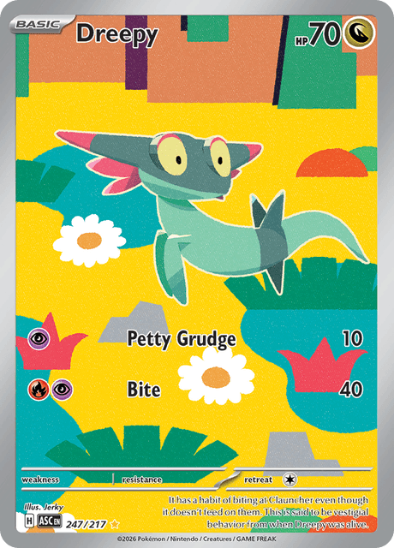 Dreepy 247/217 - Illustration Rare - Mega Evolution: Ascended Heroes
