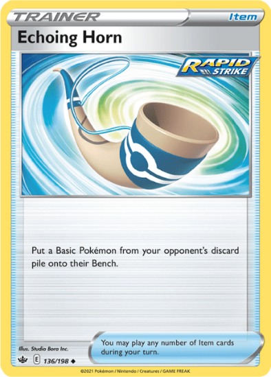 Echoing Horn 136/198 - Uncommon - Sword & Shield Chilling Reign