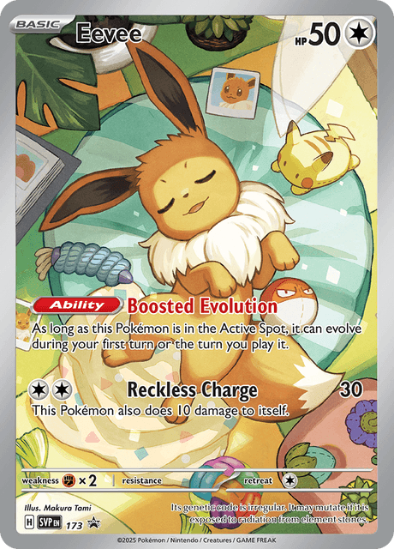 Eevee SVP 173 - Illustration Rare - Scarlet & Violet Black Star Promo