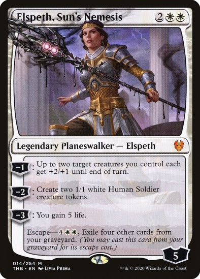Elspeth, Sun's Nemesis - Mythic Rare - Theros Beyond Death