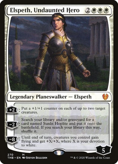 Elspeth, Undaunted Hero - Foil Mythic Rare - Theros Beyond Death