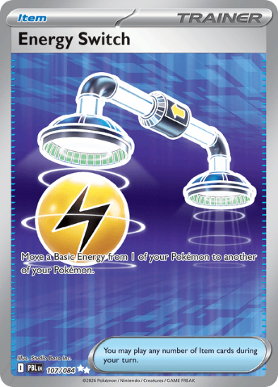 Energy Switch 107/084 - Full Art Ultra Rare - Mega Evolution: Pitch Black