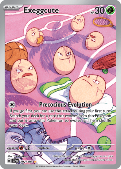 Exeggcute 192/191 - Illustration Rare - Scarlet & Violet Surging Sparks