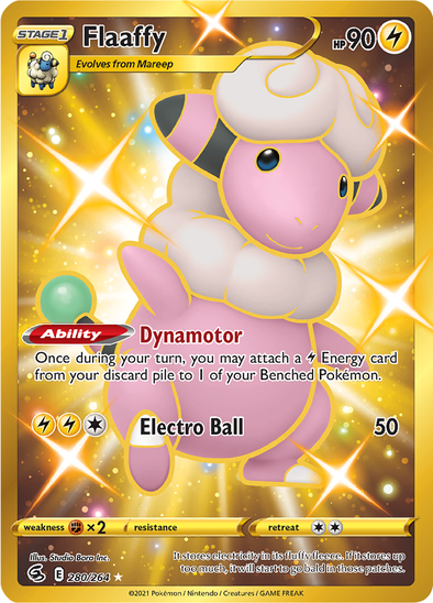 Flaaffy 280/264 - Gold Secret Rare - Sword & Shield: Fusion Strike