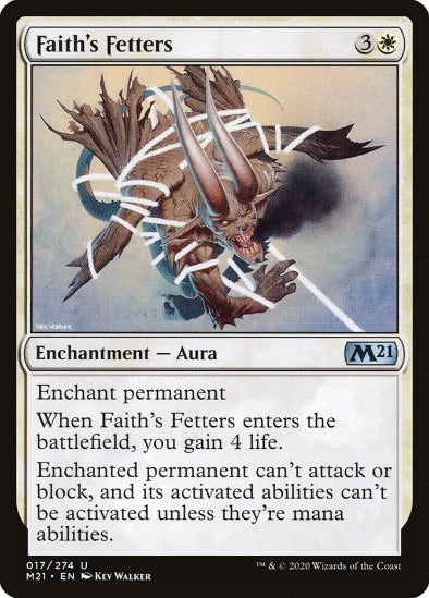 Faith's Fetters - Uncommon - Core Set 2021