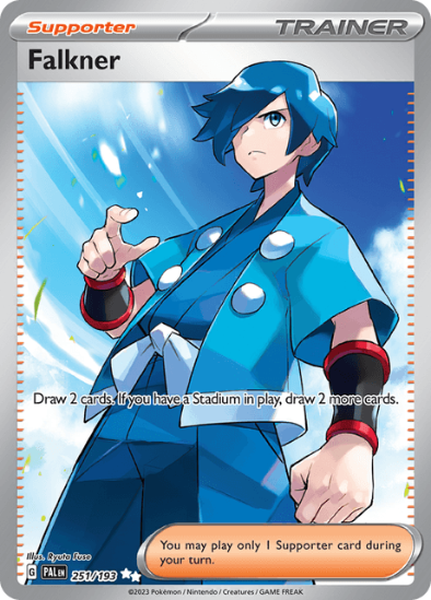 Falkner 251/193 - Full Art Ultra Rare - Scarlet & Violet Paldea Evolved