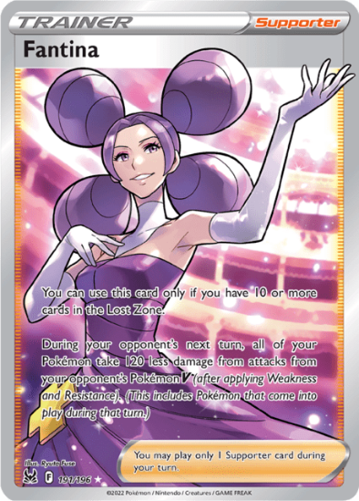 Fantina 191/195 - Full Art Ultra Rare - Silver Tempest