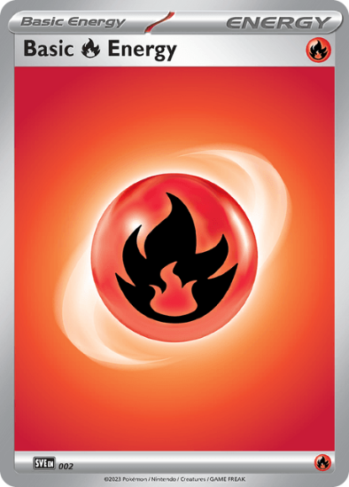 Fire Energy 002 - Reverse Holo - Shrouded Fable