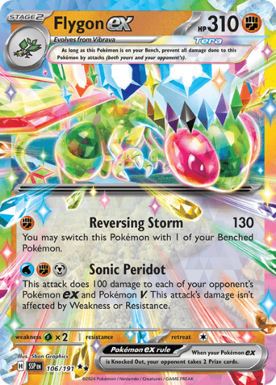 Flygon ex 106/191 - Ultra Rare - Scarlet & Violet Surging Sparks