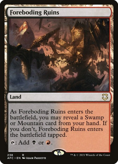 Foreboding Ruins - Rare - Forgotten Realms Commander