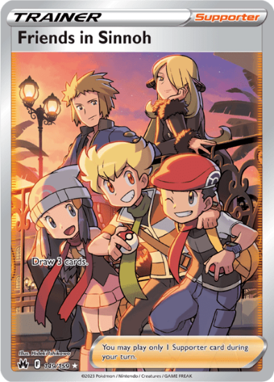Friends in Sinnoh 149/159 - Full Art Ultra Rare - Crown Zenith