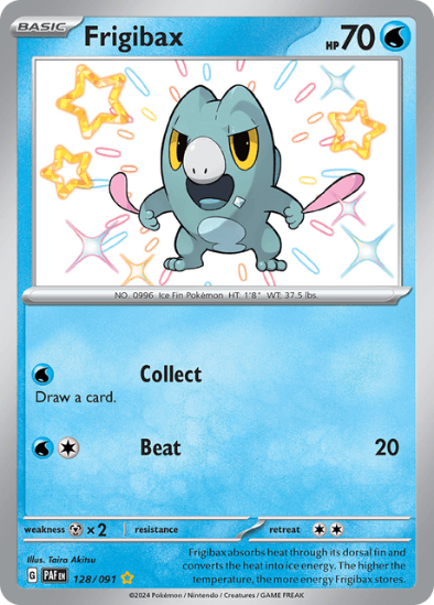 Frigibax 128/091 - Shiny Rare - Scarlet & Violet Paldean Fates
