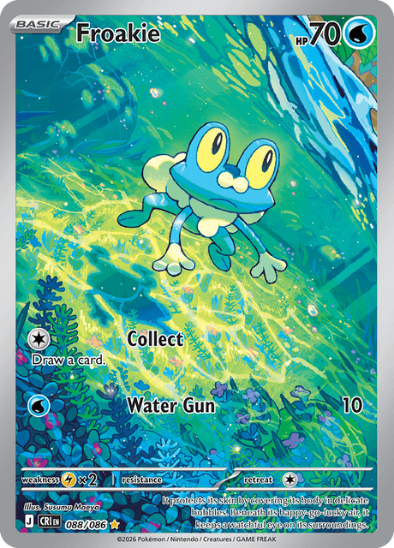 Froakie 088/086 - Illustration Rare - Mega Evolution: Chaos Rising
