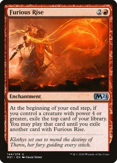 Furious Rise - Uncommon - Core Set 2021