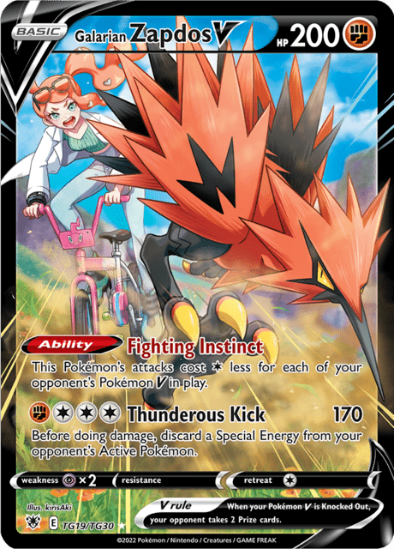 Galarian Zapdos TG19/TG30 - Trainer Gallery Ultra Rare - Astral Radiance