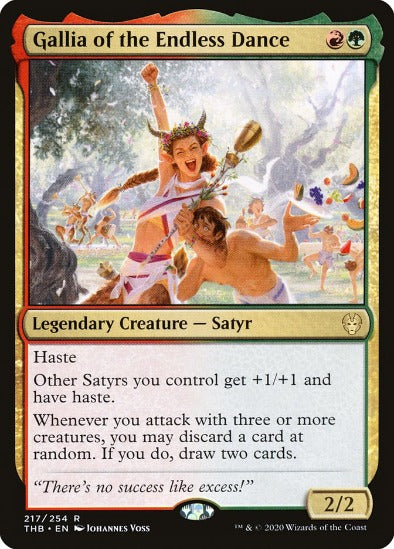 Gallia of the Endless Dance - Rare - Theros Beyond Death