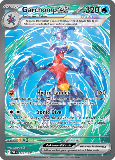 Garchomp ex 245/182 - Special Illustration Rare - Scarlet & Violet Paradox Rift