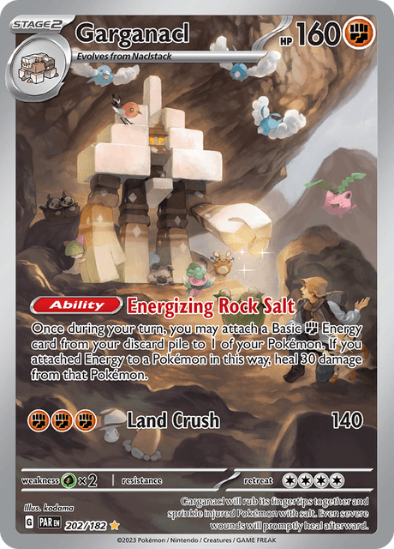 Garganacl 202/182 - Illustration Rare - Scarlet & Violet Paradox Rift