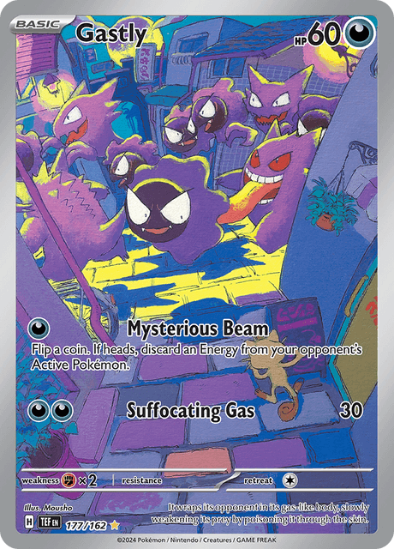 Gastly 177/162 - Illustration Rare - Scarlet & Violet Temporal Forces