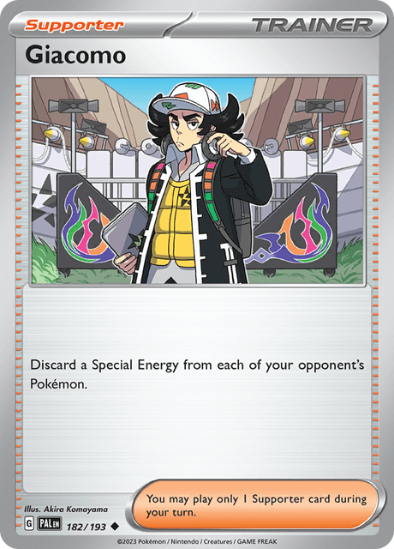 Giacomo 182/193 - Uncommon - Scarlet & Violet Paldea Evolved