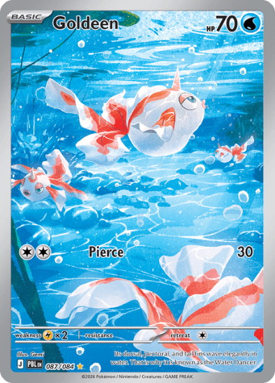 Goldeen 087/084 - Illustration Rare - Mega Evolution: Pitch Black