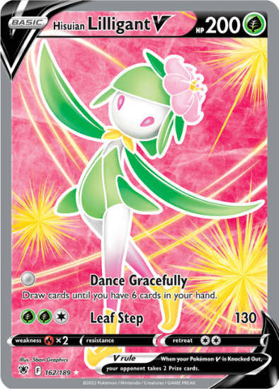 Hisuian Lilligant V 162/189 - Full Art Ultra Rare - Astral Radiance