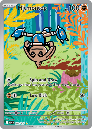 Hitmontop 240/217 - Illustration Rare - Mega Evolution: Ascended Heroes