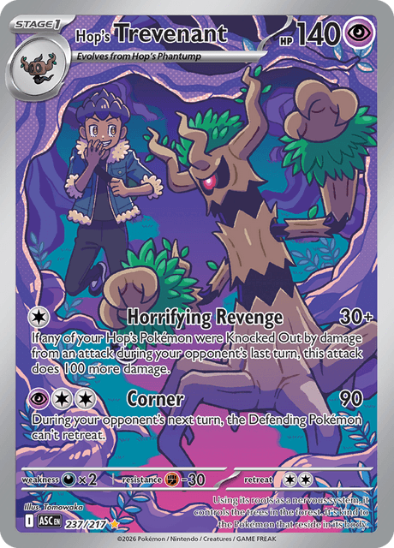 Hop's Trevenant 237/217 - Illustration Rare - Mega Evolution: Ascended Heroes