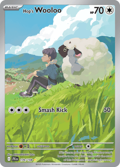 Hop's Wooloo 170/159 - Illustration Rare - Scarlet & Violet Journey Together