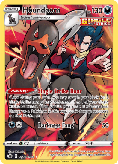 Houndoom TG10/TG30 - Trainer Gallery Holo Rare - Sword & Shield Brilliant Stars