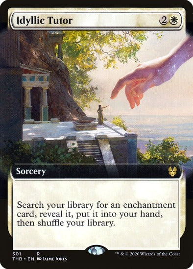Idyllic Tutor - Extended Art Rare - Theros Beyond Death