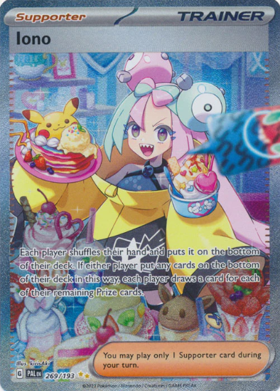 Iono 269/193 - Full Art Ultra Rare - Scarlet & Violet Paldea Evolved