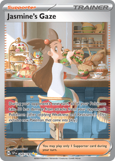 Jasmine's Gaze 245/191 - Special Illustration Rare - Scarlet & Violet Surging Sparks