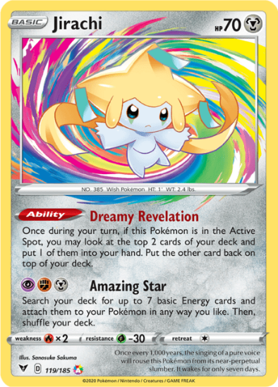 Jirachi 119/185 - Amazing Rare - Vivid Voltage