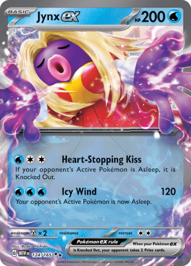 Jynx ex 124/165 - Ultra Rare - Scarlet & Violet 151