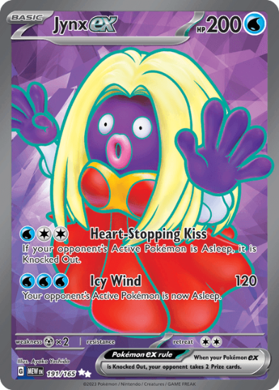 Jynx ex 191/165 - Full Art Ultra Rare - Scarlet & Violet 151