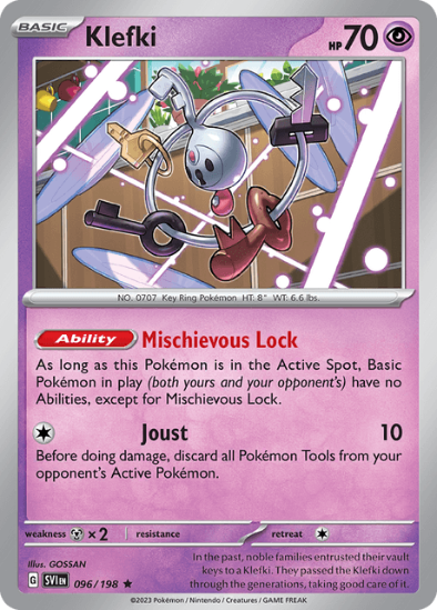 Klefki 096/198 - Holo Rare - Scarlet & Violet Base Set
