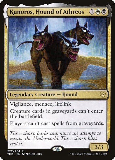 Kunoros, Hound of Athreos - Rare - Theros Beyond Death