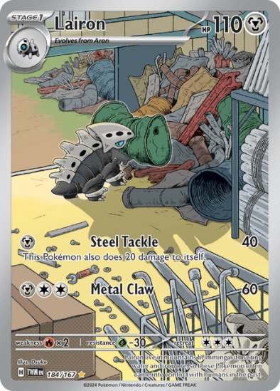 Lairon 184/167 - Illustration Rare - Scarlet & Violet Twilight Masquerade