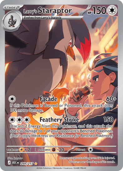 Larry's Staraptor 249/217 - Illustration Rare - Mega Evolution: Ascended Heroes
