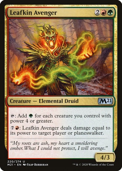 Leafkin Avenger - Uncommon - Core Set 2021