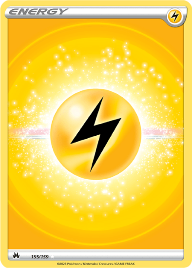 Basic Lightning Energy 155/159 - Texture Full Art Ultra Rare - Crown Zenith