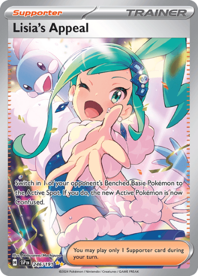 Lisia's Appeal 246/191 - Special Illustration Rare - Scarlet & Violet Surging Sparks