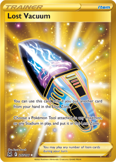 Lost Vacuum 217/196 - Gold Secret Rare - Lost Origin