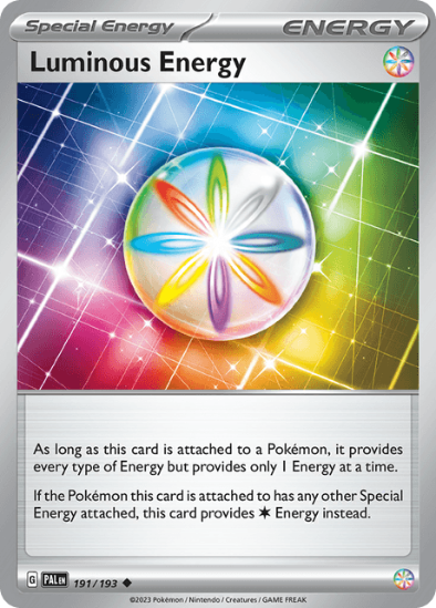 Luminous Energy 191/193 - Uncommon - Scarlet & Violet Paldea Evolved