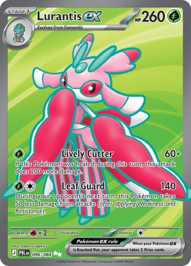 Lurantis ex 096/084 - Full Art Ultra Rare - Mega Evolution: Pitch Black