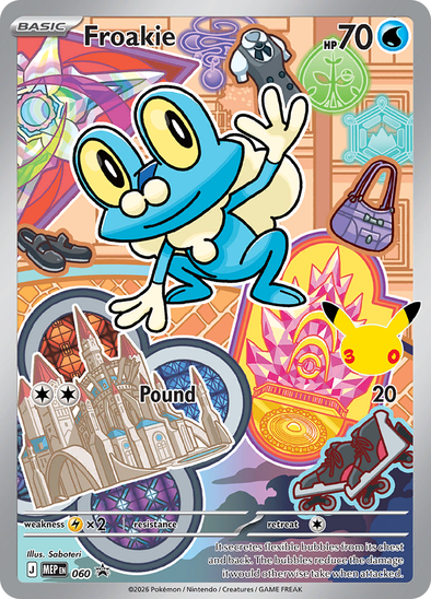 Froakie MEP 060 - Illustration Rare - Mega Evolution Black Star Promo