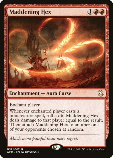 Maddening Hex - Rare - Forgotten Realms Commander