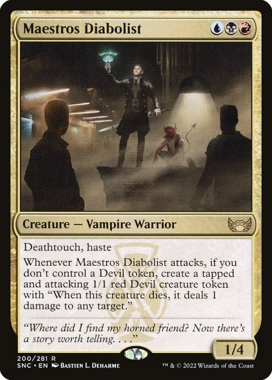 Maestros Diabolist - Rare - Streets of New Capenna
