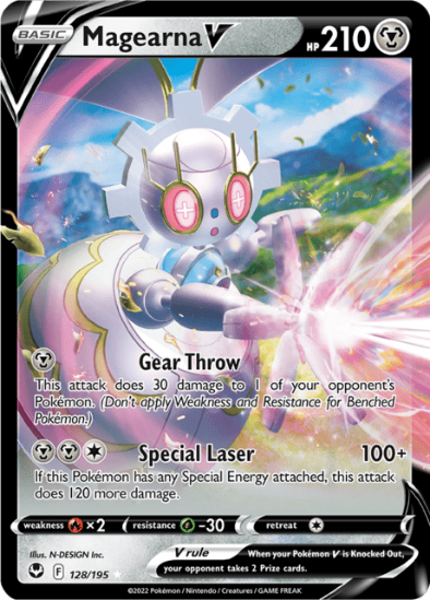 Magearna V 128/195 - Ultra Rare - Silver Tempest